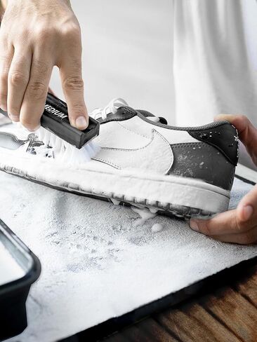 BIMZUC Shoe Cleaner, 17Oz Sneakers Cleaner Kit, White Sneaker Cleaner kit, Shoe Cleaner for White Shoe, Sneaker, Leather, Tennis, Boot, Canvas, Nubuck, Shoe Sole in Kuwait