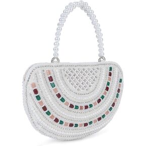 Bag Pepper Letest Handicraft Embroidered Bridal Handbag/Shoulder Bag| Purse Clutch Latest Fashion for Women & Girls in Saudi Arabia