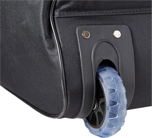 Rockland Rolling Duffel Bag, Black, 36-Inch in Saudi Arabia