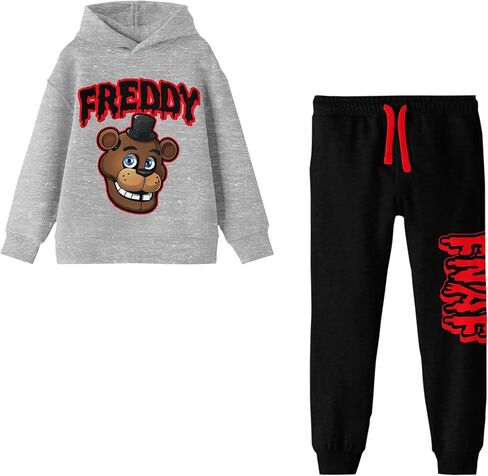 مجموعة Bioworld Five Nights at Freddy's Youth ذات القلنسوة والبنطلون الرياضي in Kuwait