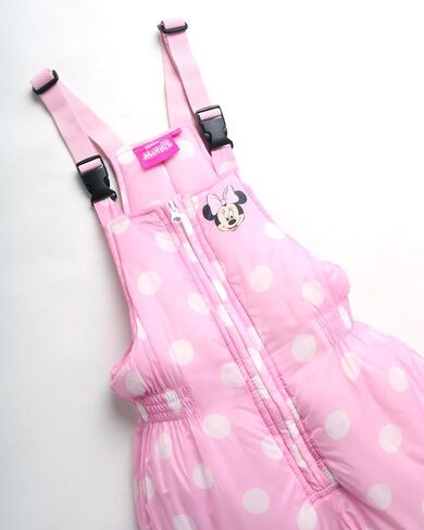 Disney Girls' Minnie Mouse Snowsuit - 2 Piece Ski Jacket with 3D Ears and Snow Bib Ski Pants Overalls: Toddlers/Girls (2T-7) in Saudi Arabia