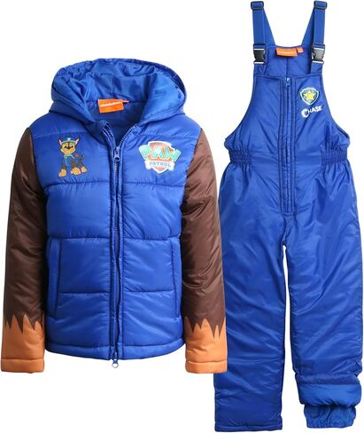 Nickelodeon Boys Paw Patrol Snowsuit - 2 Piece Ski Jacket, Snow Bib Ski Pants Overalls: Toddler/Boys, 2T-7 in Saudi Arabia