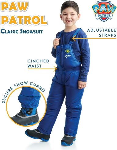 Nickelodeon Boys Paw Patrol Snowsuit - 2 Piece Ski Jacket, Snow Bib Ski Pants Overalls: Toddler/Boys, 2T-7 in Saudi Arabia
