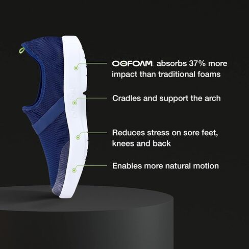 OOFOS OOmg Low Shoe - Lightweight Recovery Footwear - Reduces Pressure on Feet, Joints & Back - Machine Washable in Saudi Arabia