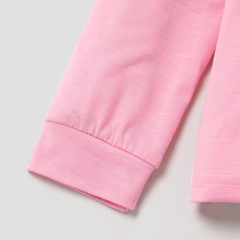 PATPAT Little Girls Clothes Crew Neck Leopard Color Block Sweatshirt and Leggings Girls Outfits Size 4-14Y in Kuwait