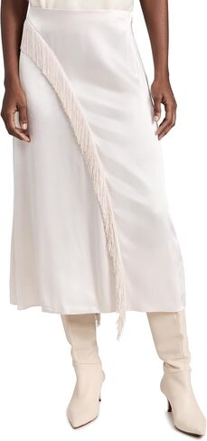 Vince Women's Fringe Draped Asymmetric Skirt in Saudi Arabia