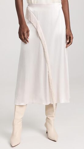 Vince Women's Fringe Draped Asymmetric Skirt in Saudi Arabia