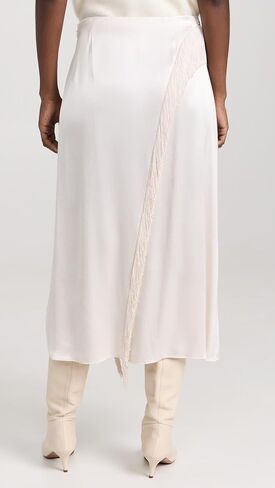 Vince Women's Fringe Draped Asymmetric Skirt in Saudi Arabia