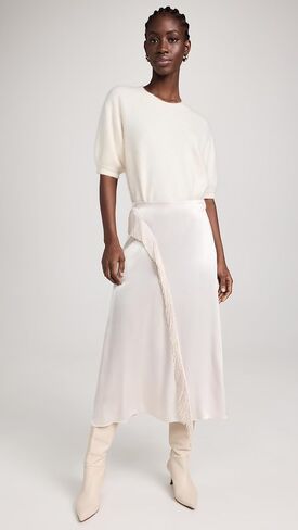 Vince Women's Fringe Draped Asymmetric Skirt in Saudi Arabia