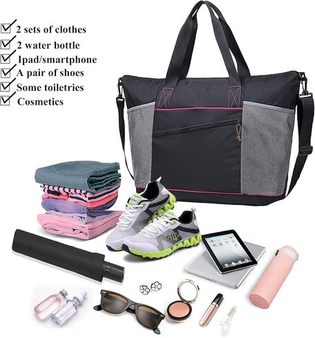 Tote Bag for Women, MISSEIAR Large Tote Bag for Work, Gym, Travel, Yoga in Kuwait