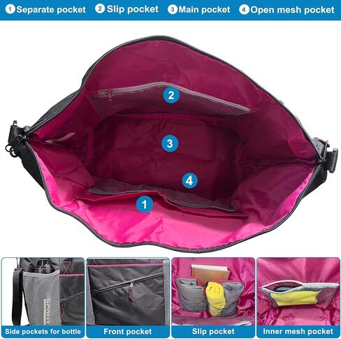 Tote Bag for Women, MISSEIAR Large Tote Bag for Work, Gym, Travel, Yoga in Kuwait