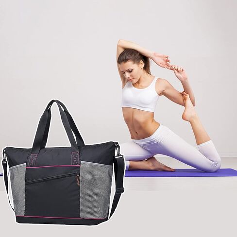 Tote Bag for Women, MISSEIAR Large Tote Bag for Work, Gym, Travel, Yoga in Kuwait