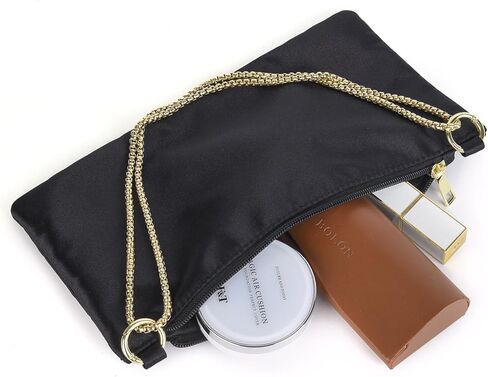 ChuLian Women Satin Evening Handbag Shoulder Bag Wedding Prom Clutch Purse Elegant Evening Bag for Wedding Prom Bridal in Kuwait