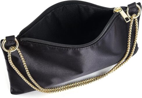 ChuLian Women Satin Evening Handbag Shoulder Bag Wedding Prom Clutch Purse Elegant Evening Bag for Wedding Prom Bridal in Kuwait