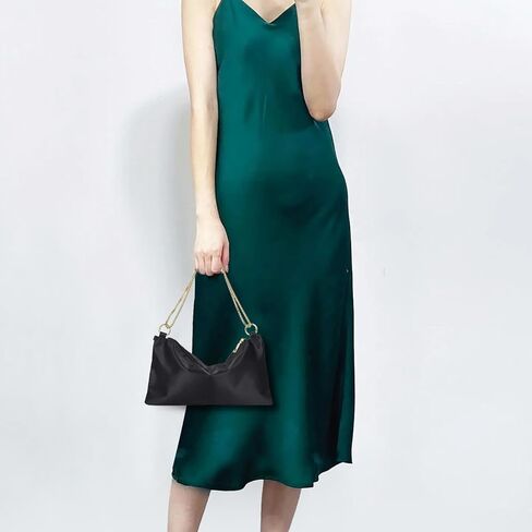 ChuLian Women Satin Evening Handbag Shoulder Bag Wedding Prom Clutch Purse Elegant Evening Bag for Wedding Prom Bridal in Kuwait