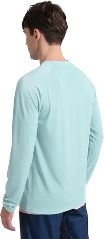 Moikrakki UPF50+ Rash Guard for Men - Long Sleeve Sun Shirts for Men Sun Protection Breathable Quick Dry Fishing Shirt in Saudi Arabia