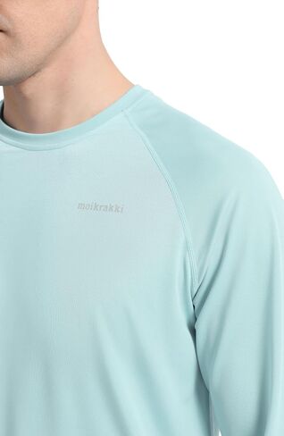 Moikrakki UPF50+ Rash Guard for Men - Long Sleeve Sun Shirts for Men Sun Protection Breathable Quick Dry Fishing Shirt in Saudi Arabia