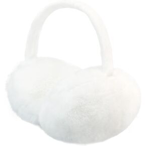 Winter Ear Muffs Women Fuzzy Earmuffs Faux Fur White Ear Warmers Girls Black Warm Ear Covers Fluffy Cute Pink Large in Kuwait