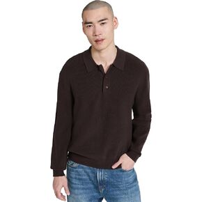 سترة بولو مضلعة للرجال بأكمام طويلة من Madewell in Kuwait