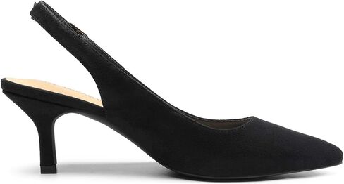 DREAM PAIRS المرأة كعب هريرة مغلق اصبع القدم Slingback وأشار اصبع القدم منخفضة الكعب الخنجر فستان الزفاف أنيقة الزفاف مضخات الأحذية in Kuwait
