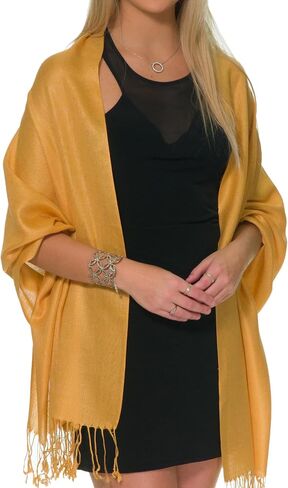شالات وأغطية الباشمينا لفساتين السهرة، شال زفاف الباشمينا الناعم الكبير in Saudi Arabia
