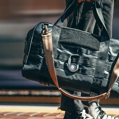 وصلة وقفل RAPTIC لبطاقات Apple AirTags، مضادة للسرقة، حلقة تسلق شديدة التحمل، بطاقات هوائية آمنة من البولي كربونات، قفل 3 أرقام، طول 4 بوصات رمادي داكن in Kuwait