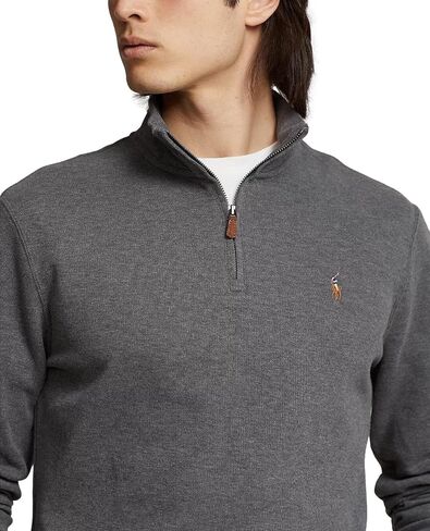 سترة صوفية كلاسيكية للرجال من POLO RALPH LAUREN بسحاب وربع سحاب in Saudi Arabia