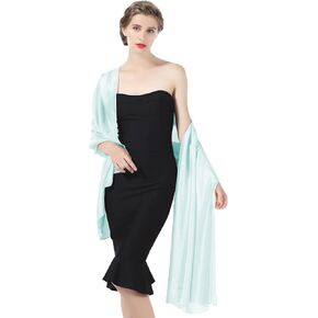 BEAUTELICATE Silky Scarf Lightweight Shawls and Wraps for Evening Dress Wedding Party Brides Women Multiple Colors in Kuwait