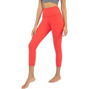90 Degree By Reflex High Waist Squat Proof Capris - 22" Interlink Workout Capris