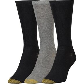 جوارب GOLDTOE النسائية غير المربوطة المسطحة، 3 أزواج in Kuwait