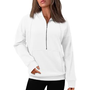 Onlypuff نصف زمم البلوز المرأة لطيف هوديس التلبيب البلوز كم طويل العصرية الدافئة الأعلى in Kuwait