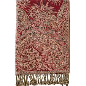 Becolored Big Paisley Pashmina Shawl Wrap Scarf Double Layers Reversible in Saudi Arabia