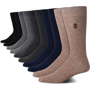 IZOD Men’s Dress Socks - Lightweight Comfort Crew Sock (10 Pack) in Kuwait