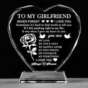 Movdyka to My Men هدايا تذكارية زجاجية له من الزوجة، هدايا عيد ميلاد للزوج، صديقها، هدايا فريدة من نوعها للذكرى السنوية المحفورة بالليزر لعيد الميلاد، هدايا فريدة له in Kuwait