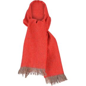 Biddy Murphy Men's Warm Winter Scarf, 100% Wool, Classic Herringbone, Made in Ireland