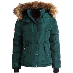 معطف شتوي للنساء من CANADA WEATHER GEAR - سترة تزلج معزولة ثقيلة الوزن - ملابس خارجية سترة ثلجية (S-XL) in Kuwait