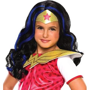 شعر مستعار لزي Wonder Woman من Rubie's Girl's DC Comics WW84، مقاس واحد (201652) in Kuwait