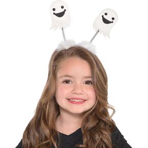 amscan Glittery White Ghost Headbopper - Child Size (1 Count) - Perfect Costume Accessory for Spooky Fun & Parties in Saudi Arabia