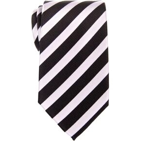 Retreez Exquisite Regimental Stripe Woven Microfiber Men's Tie