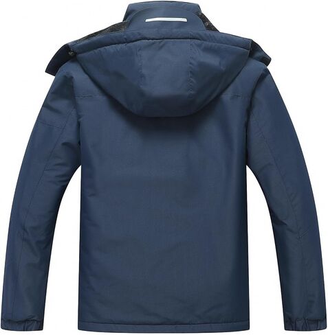 سترة تزلج رجالية مقاومة للماء من SUOKENI معطف شتوي دافئ للثلج ومعطف مطر بغطاء للرأس in Kuwait