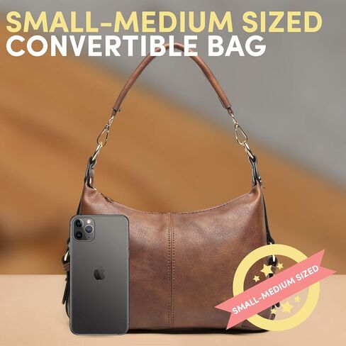Katloo Small Hobo Handbag for Women Top Handle Crossbody Bag Ladies PU Leather Shoulder Purse Nail Clipper in Kuwait