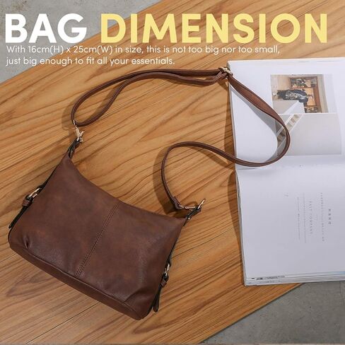 Katloo Small Hobo Handbag for Women Top Handle Crossbody Bag Ladies PU Leather Shoulder Purse Nail Clipper in Kuwait