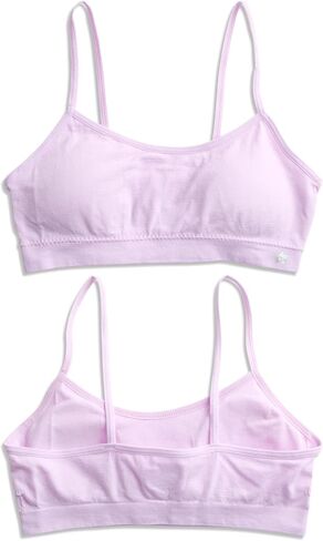 Limited Too Girls' Matching Training Bra Set - 6 Piece Seamless Sports Bralette Set (S-L) in Kuwait