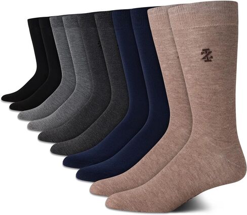IZOD Men’s Dress Socks - Lightweight Comfort Crew Sock (10 Pack) in Kuwait
