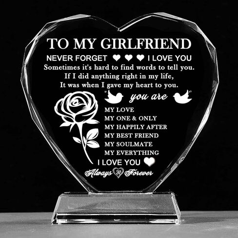 Movdyka Gifts for Husband from Wife Glass Keepsake with Led Base to My Husband Birthday Unique Gifts for Christmas Valentine's Day Anniversary Father's Day Wedding in Kuwait