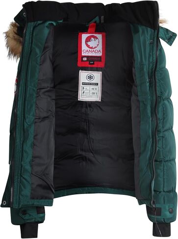 معطف شتوي للنساء من CANADA WEATHER GEAR - سترة تزلج معزولة ثقيلة الوزن - ملابس خارجية سترة ثلجية (S-XL) in Kuwait
