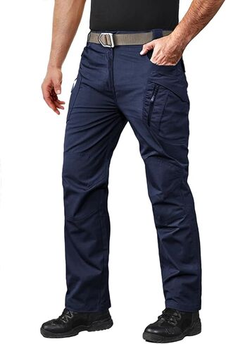 MAGCOMSEN Men's Tactical Pants with 9 Pockets Rip-Stop Lightweight Work Hiking Pants in Saudi Arabia