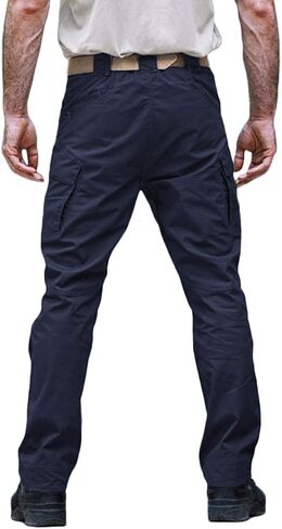 MAGCOMSEN Men's Tactical Pants with 9 Pockets Rip-Stop Lightweight Work Hiking Pants in Saudi Arabia