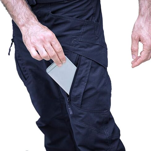 MAGCOMSEN Men's Tactical Pants with 9 Pockets Rip-Stop Lightweight Work Hiking Pants in Saudi Arabia