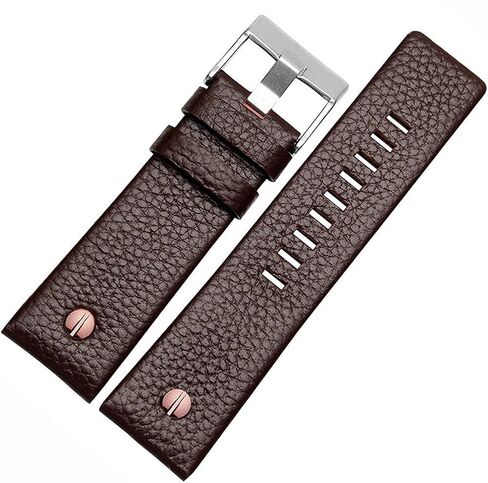 Choco&Man US Diesel Calfskin Leather Watch Band strap with Tool 22mm 24mm 26mm 28mm 30mm Replacement for Men's Diesel Watches… in Kuwait